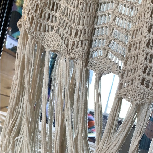 Boho, Cream, Knitted, Spring Cardigan - Picture 5 of 5